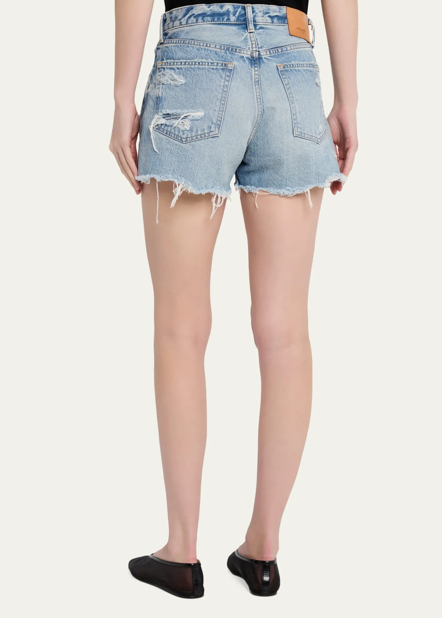MOUSSY VINTAGERidgeme Distressed Denim Shorts