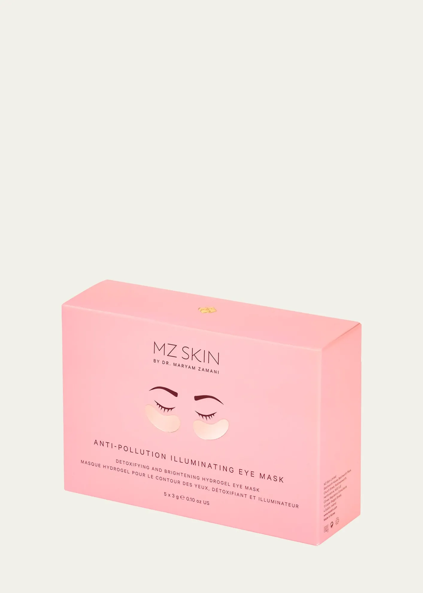 MZ SkinAnti-Pollution Eye Masks, Pack of 5
