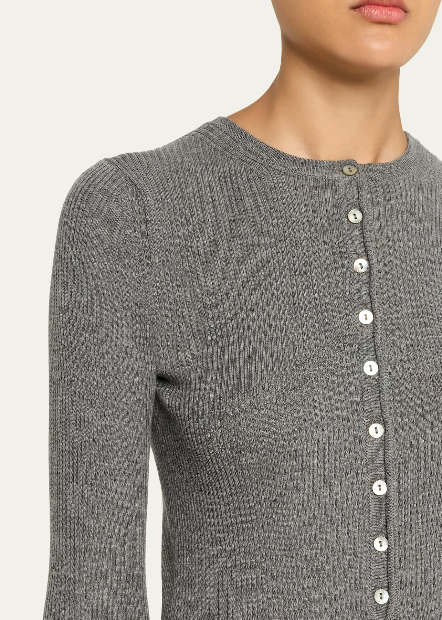 NACKIYEInsider Wool Rib Henley Top