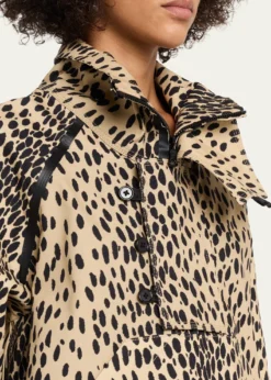 NACKIYESpotted Cotton Fisherman Coat