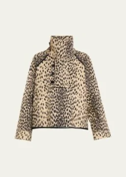 NACKIYESpotted Cotton Fisherman Coat