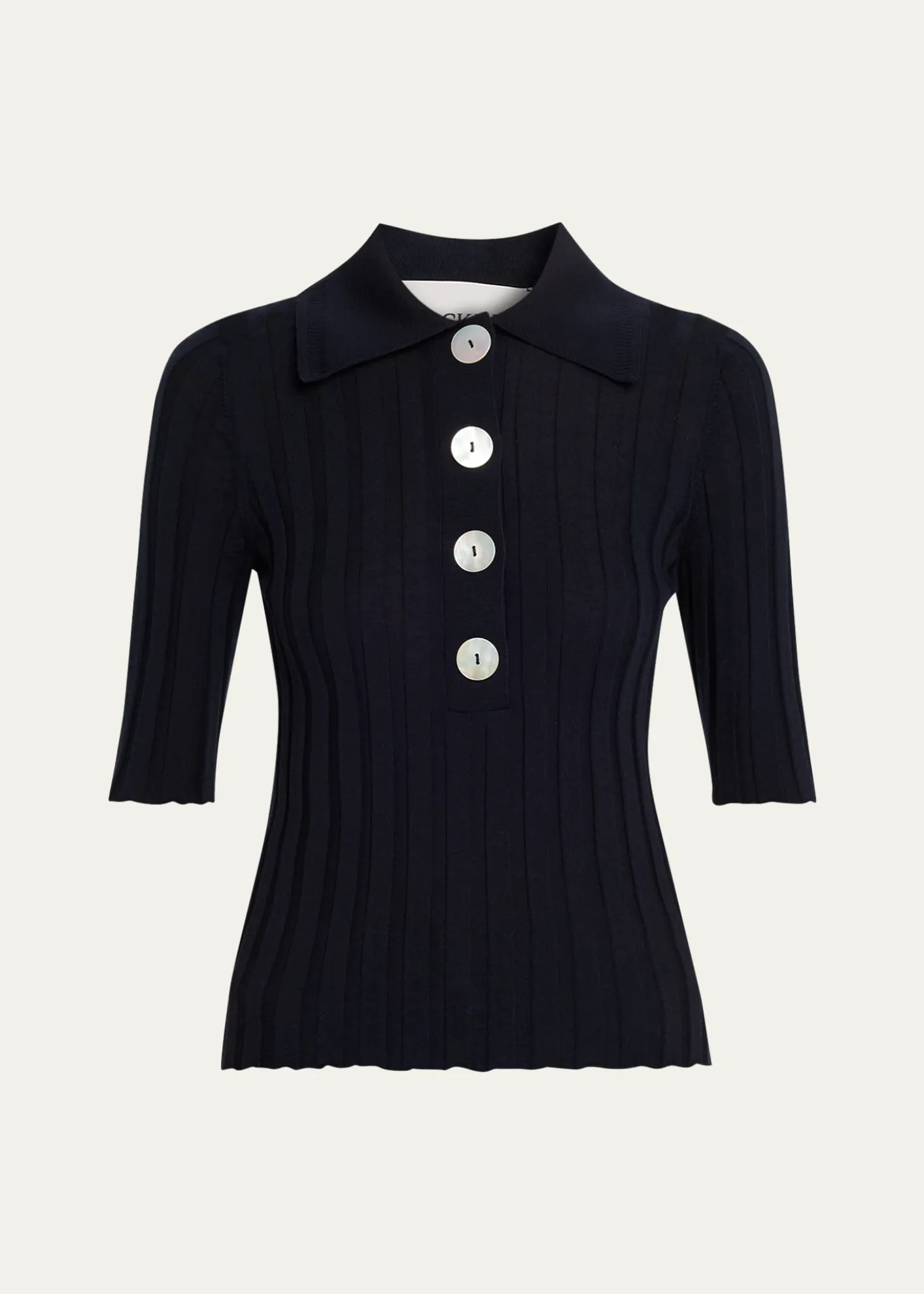 NACKIYESugarman Short Sleeve Knit Polo
