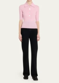 NACKIYESugarman Short Sleeve Knit Polo