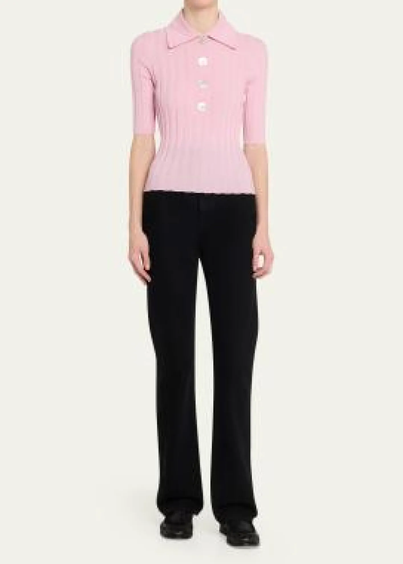 NACKIYESugarman Short Sleeve Knit Polo