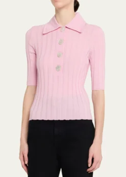 NACKIYESugarman Short Sleeve Knit Polo