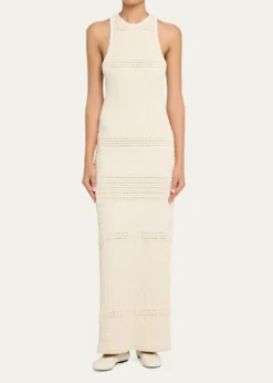 NanushkaAinhoa Textured Knit Maxi Dress