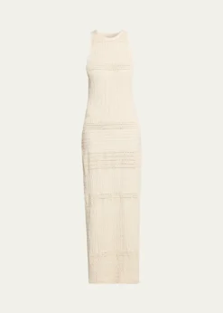NanushkaAinhoa Textured Knit Maxi Dress