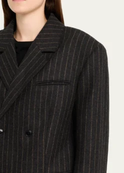 NanushkaOsono Pinstripe Wool Blazer