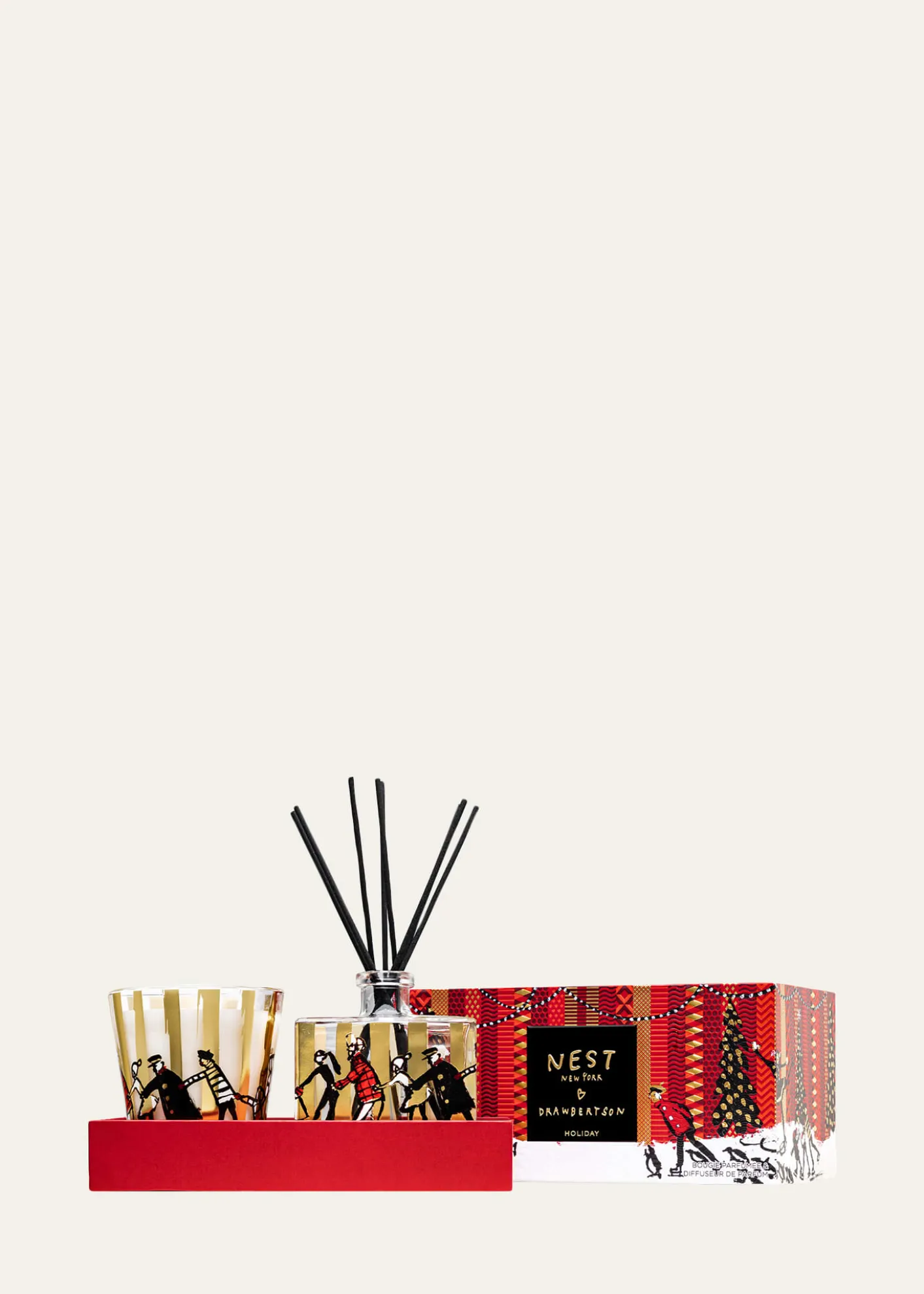 NEST New YorkDrawbertson Holiday Candle & Diffuser Set