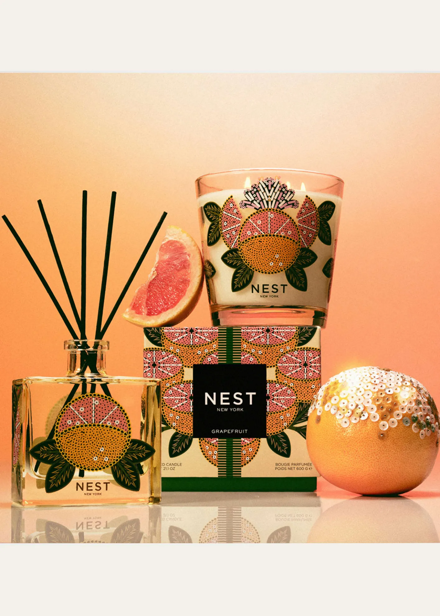 NEST New YorkGrapefruit Fragrance Reed Diffuser, 5.9 oz.