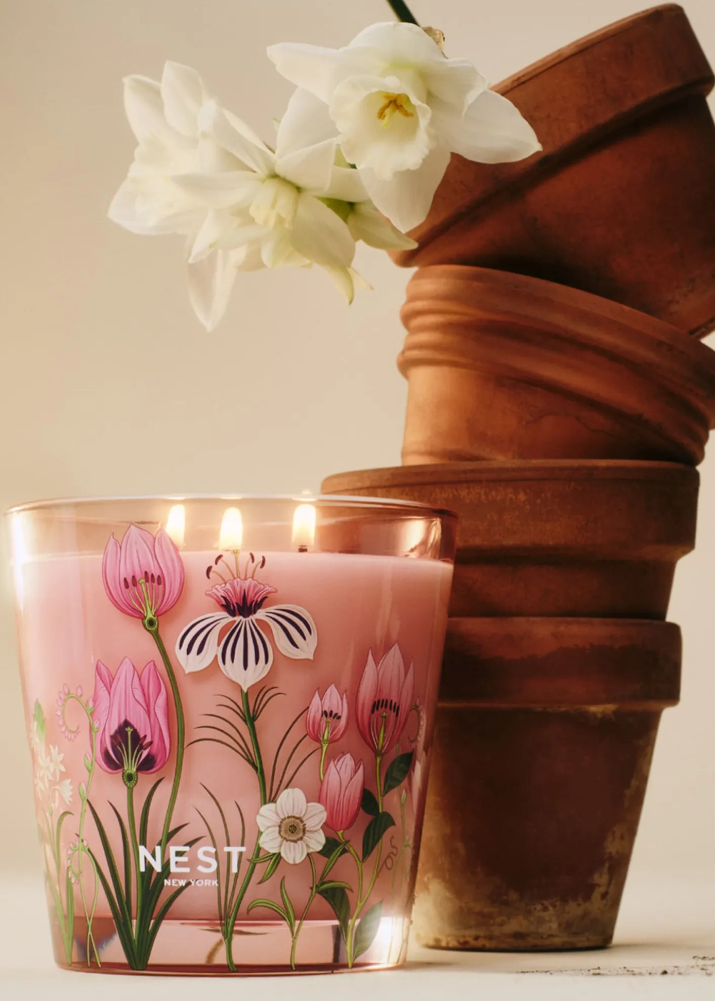 NEST New YorkHimalayan Salt & Rosewater 3-Wick Candle, 21 oz.