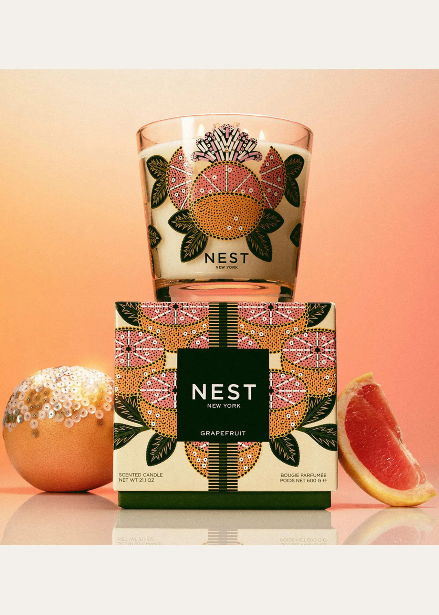 NEST New YorkLimited-Edition Grapefruit 3-Wick Candle, 21 oz.
