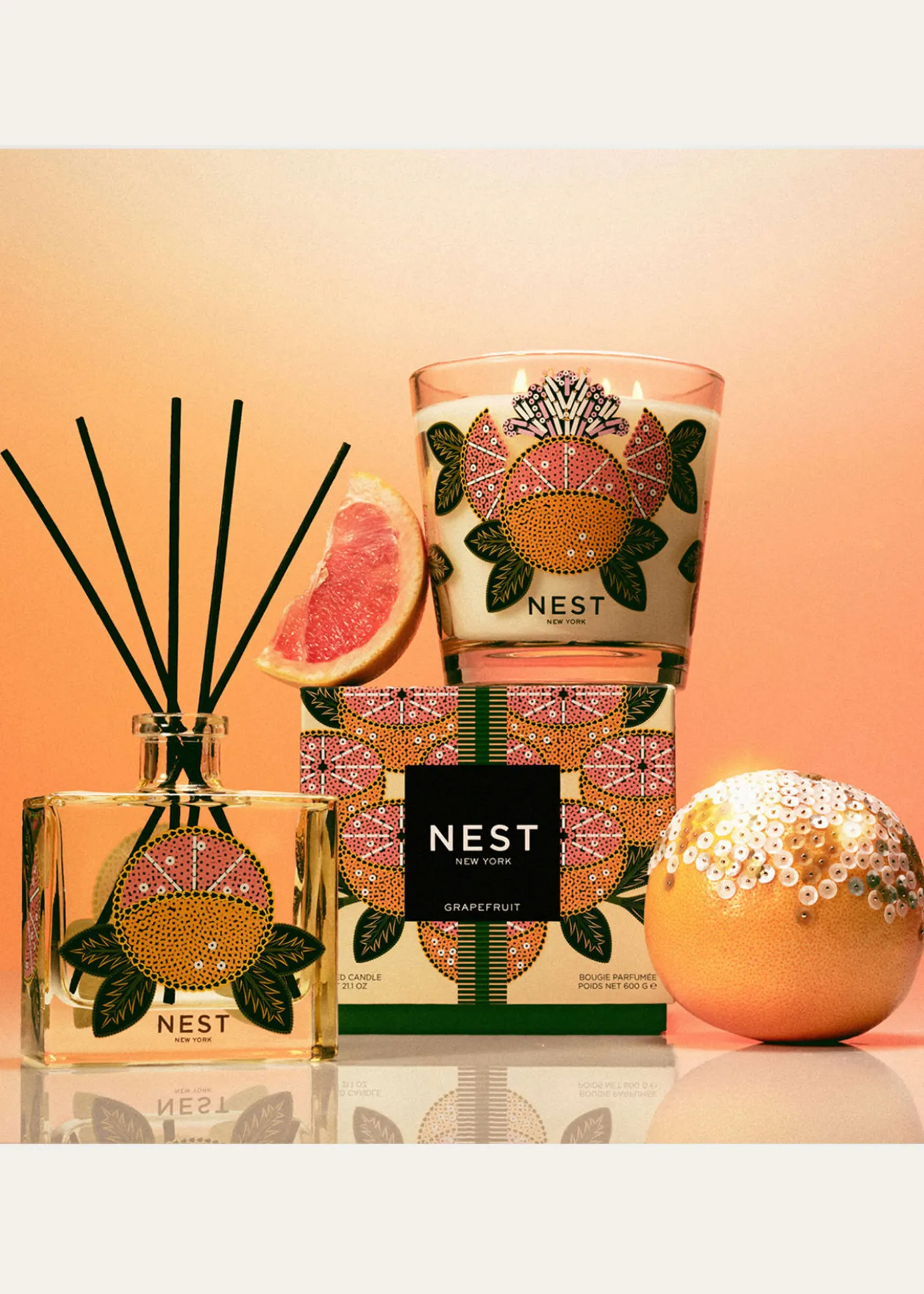 NEST New YorkLimited-Edition Grapefruit 3-Wick Candle, 21 oz.