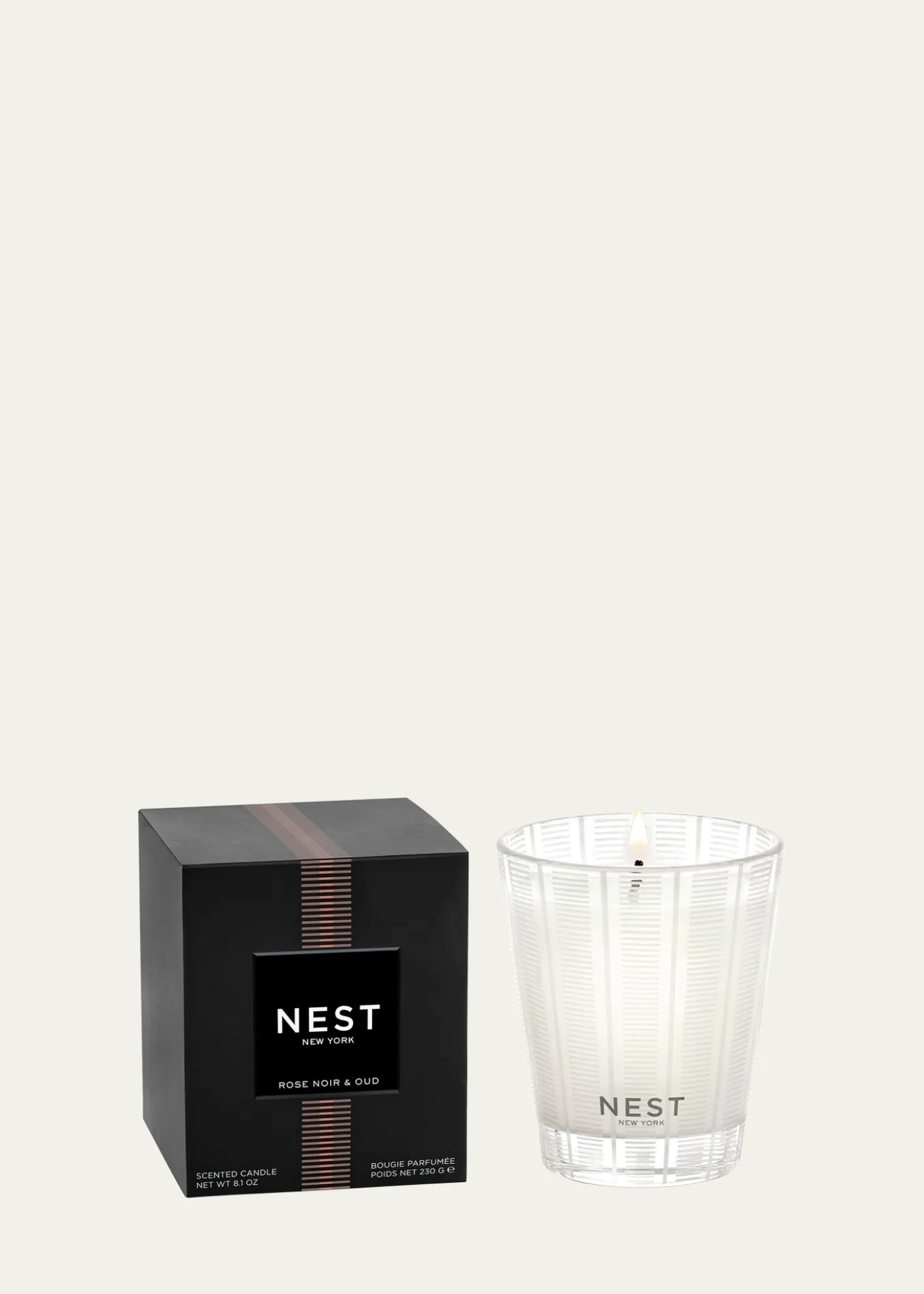 NEST New YorkRose Noir Oud Classic Candle, 8.1 oz.