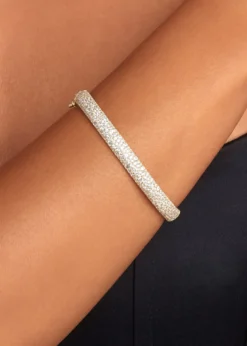 Nickho ReyBrettie Bracelet with Crystals, Gold