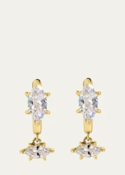 Nickho ReyDiana 14K Gold Vermeil Cubic Zirconia Drop Earrings