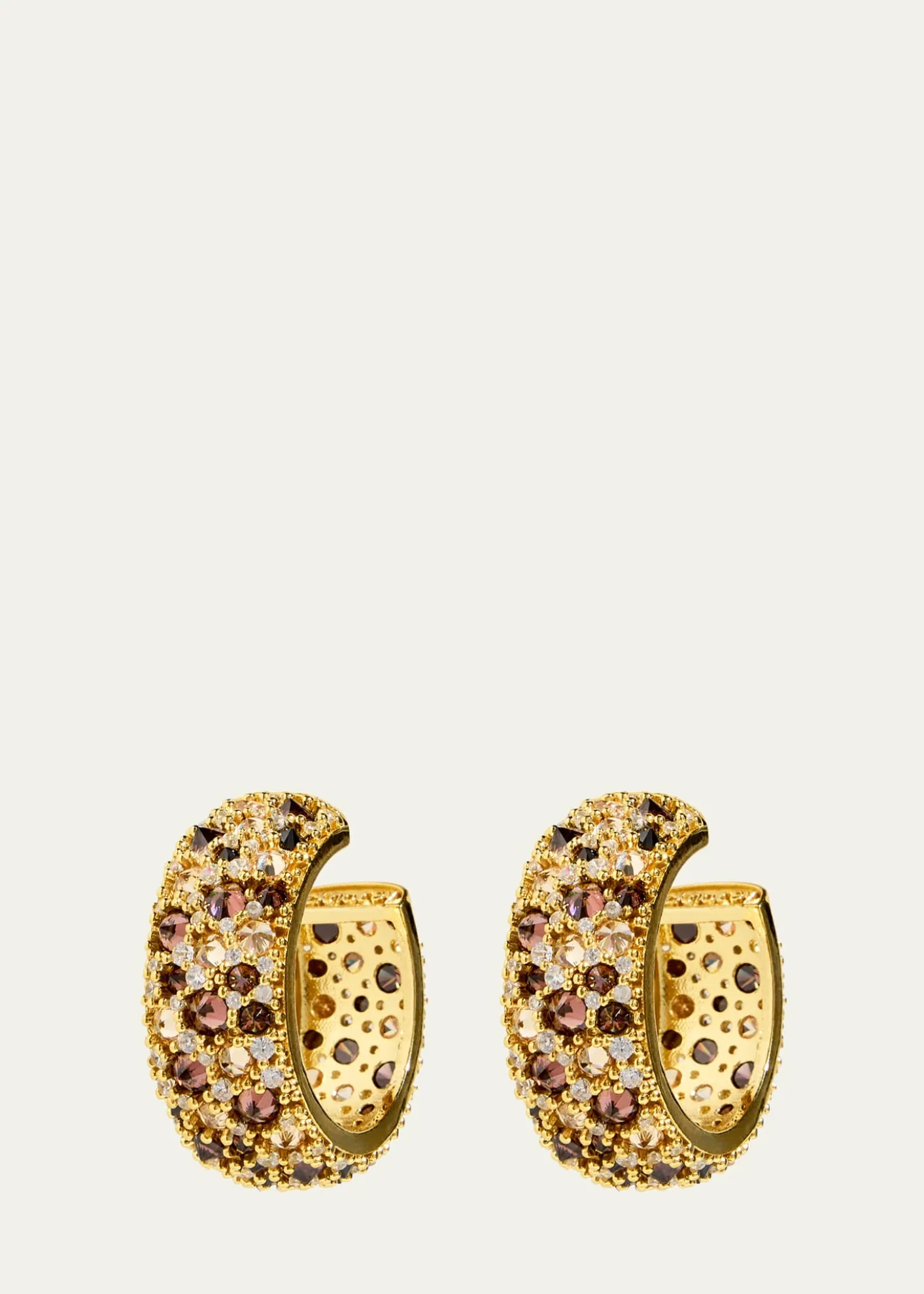 Nickho ReyLeary Hoop Earrings, Leopard