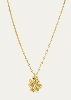 Nickho ReyBraque 14K Gold Vermeil Cubic Zirconia Pendant Necklace