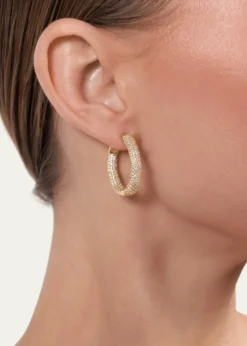 Nickho ReyMini Tire Hoop Earrings