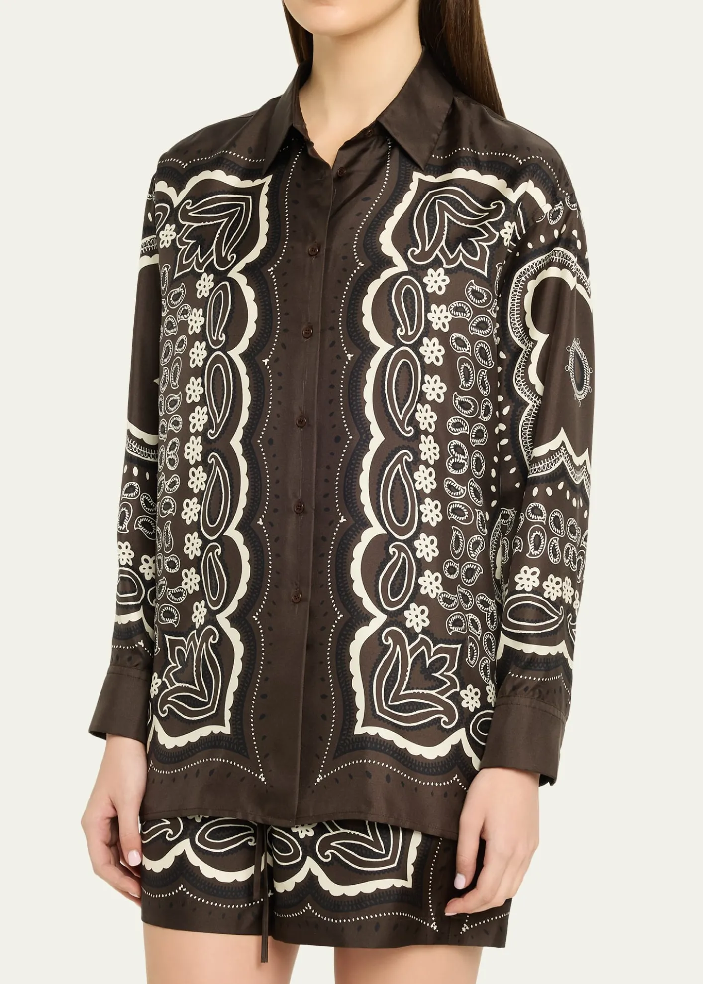 Nili LotanAlfie Silk Shirt