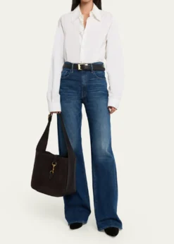 Nili LotanAnita Suede & Leather Shoulder Bag