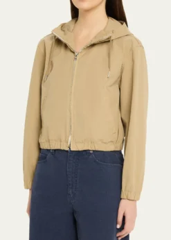 Nili LotanClyde Hooded Cotton Windbreaker