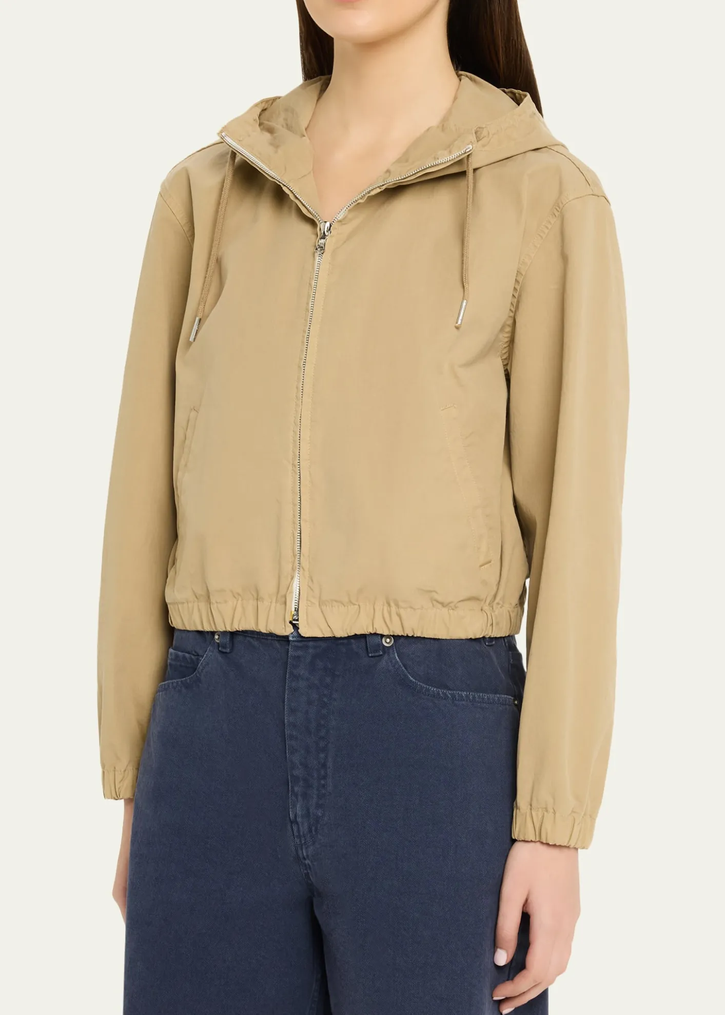 Nili LotanClyde Hooded Cotton Windbreaker
