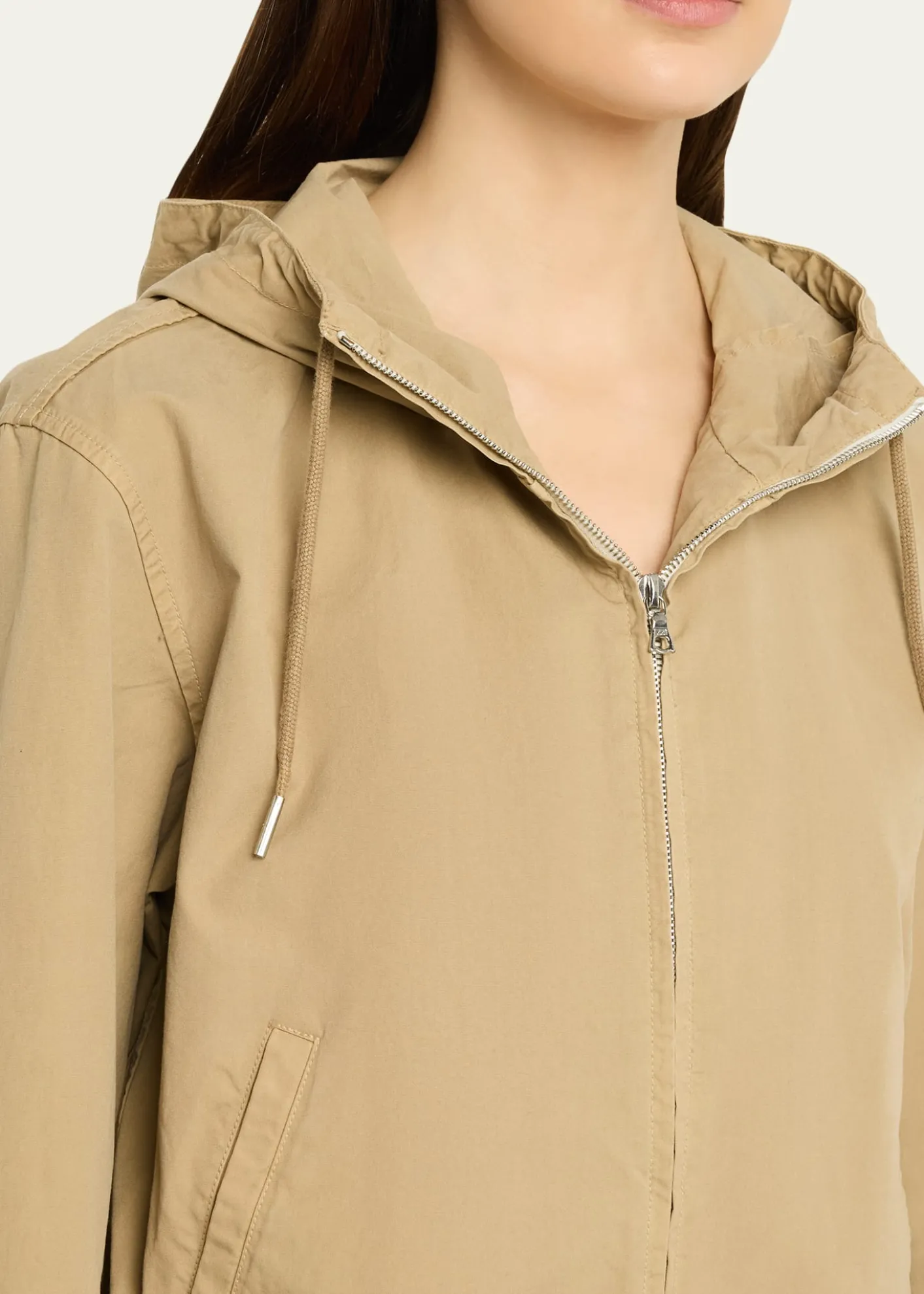 Nili LotanClyde Hooded Cotton Windbreaker
