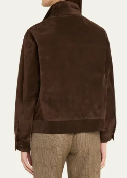 Nili LotanDominic Calfskin Suede Jacket