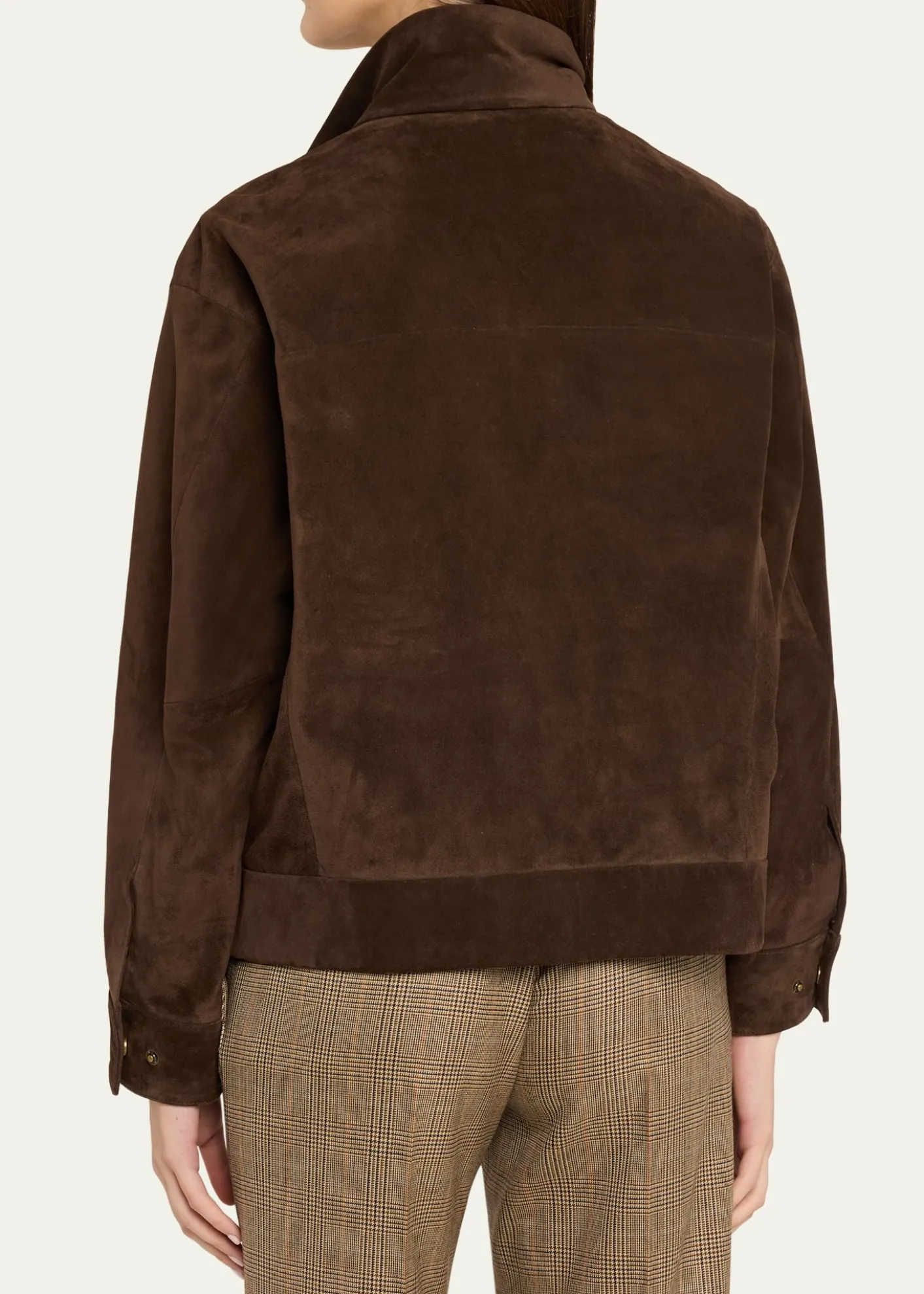 Nili LotanDominic Calfskin Suede Jacket