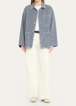 Nili LotanFranklin Striped Chore Coat
