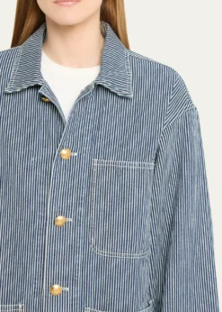 Nili LotanFranklin Striped Chore Coat