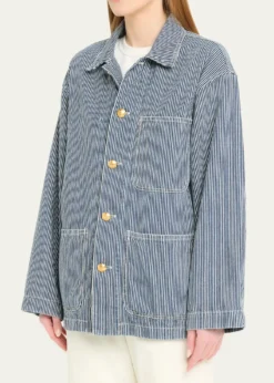 Nili LotanFranklin Striped Chore Coat