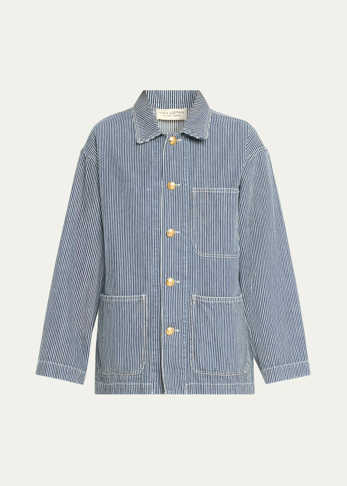 Nili LotanFranklin Striped Chore Coat