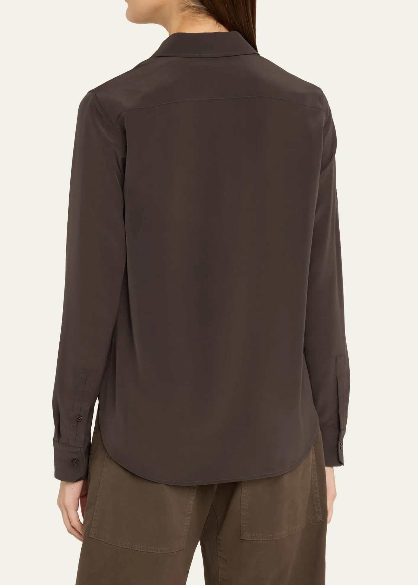 Nili LotanGaia Silk Button-Front Shirt