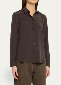 Nili LotanGaia Silk Button-Front Shirt