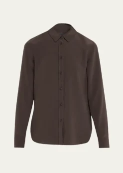 Nili LotanGaia Silk Button-Front Shirt
