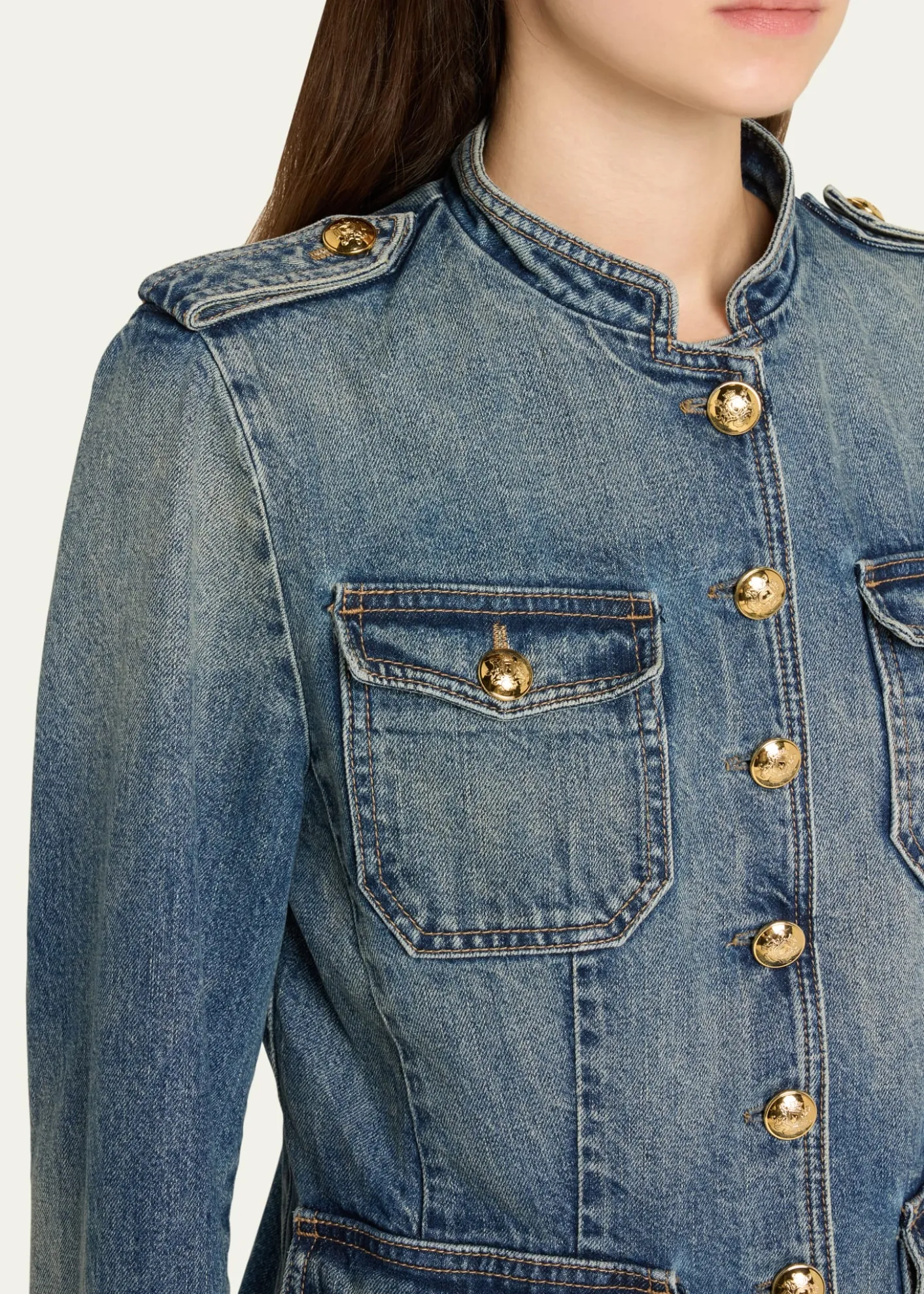 Nili LotanGeraldine Denim Jacket