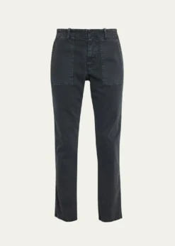 Nili LotanJenna Cropped Raw-Edge Pants