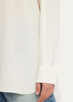 Nili LotanJulien Oversized Button Down Silk Shirt