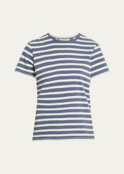 Nili LotanLana Striped Short-Sleeve T-Shirt