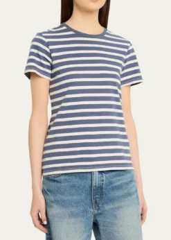 Nili LotanLana Striped Short-Sleeve T-Shirt