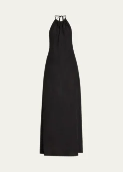 Nili LotanLelia Halter Backless Linen Maxi Dress