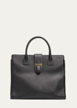 Nili LotanLou Leather Top-Handle Bag