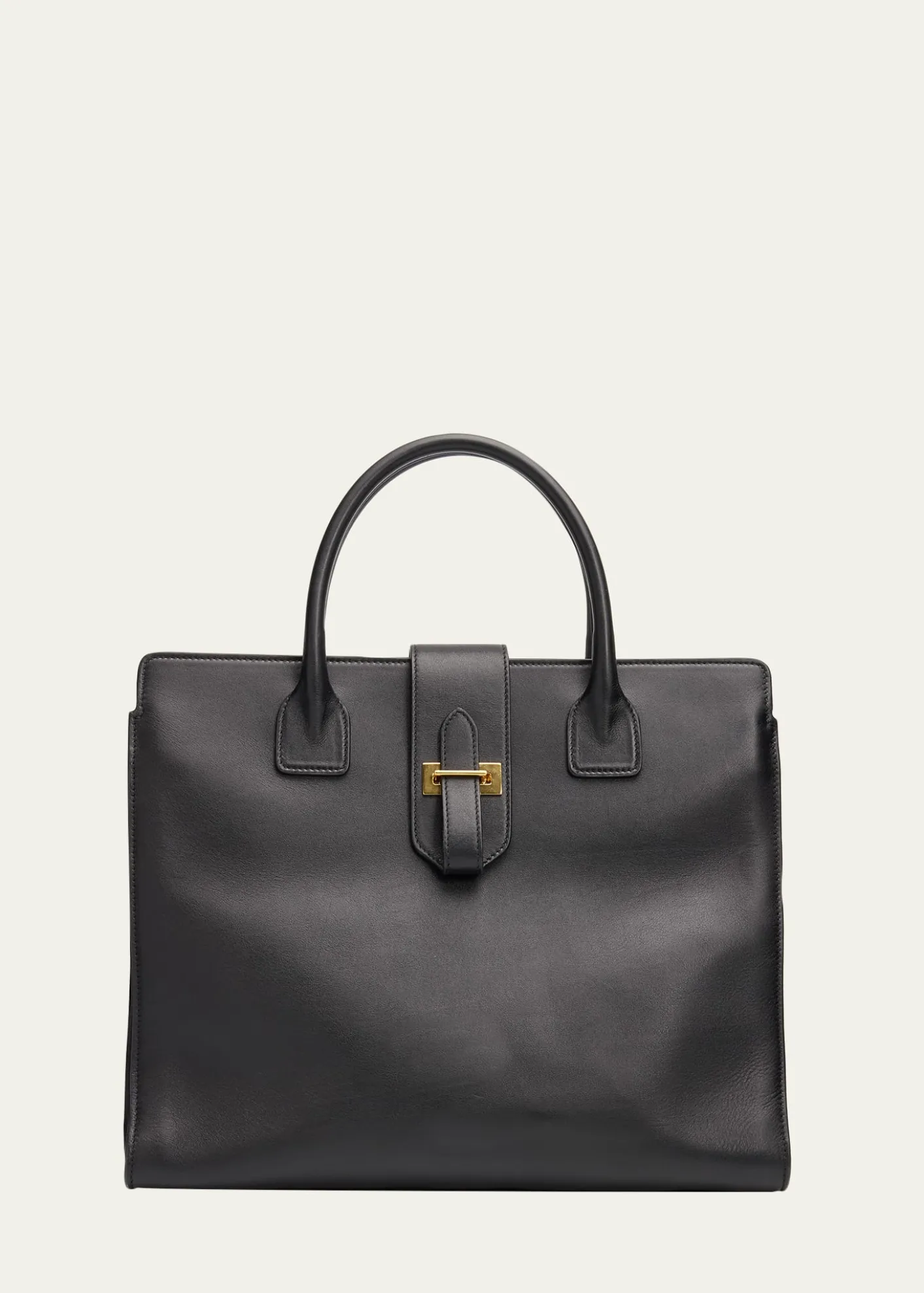 Nili LotanLou Leather Top-Handle Bag
