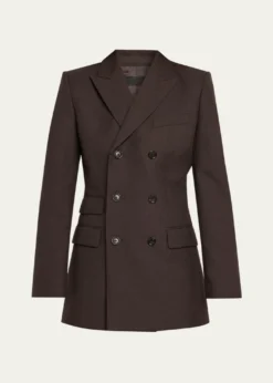 Nili LotanNoah Virgin Wool Double-Breasted Jacket