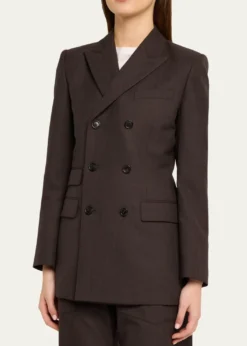 Nili LotanNoah Virgin Wool Double-Breasted Jacket