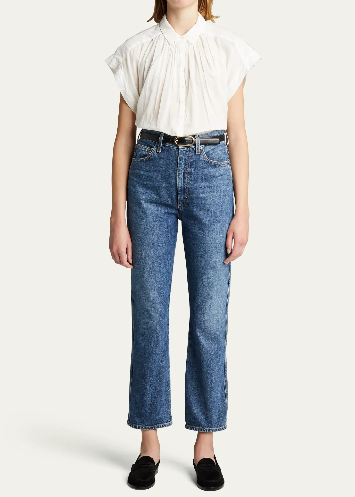 Nili LotanNormandy Cotton Voile Blouse