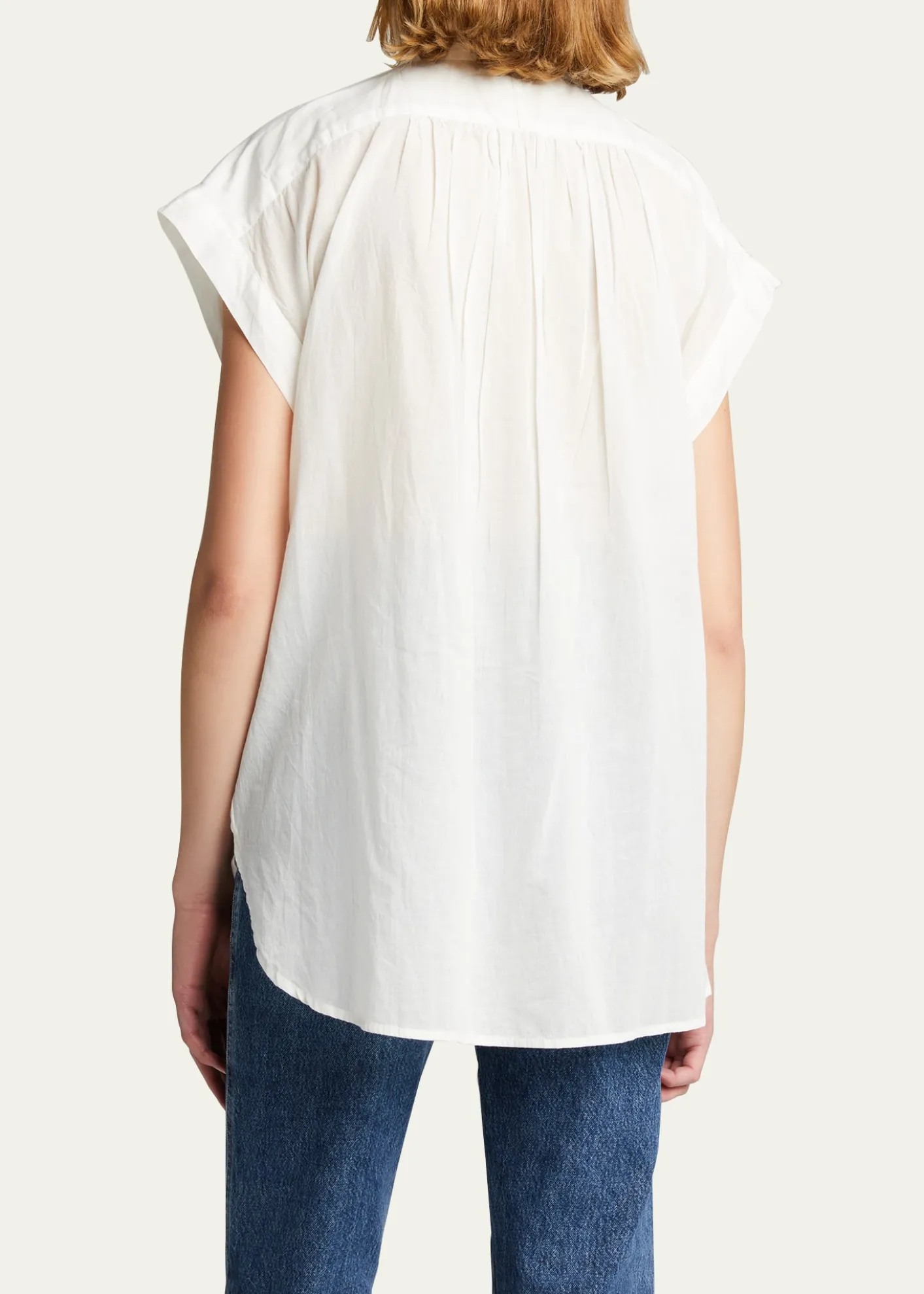 Nili LotanNormandy Cotton Voile Blouse