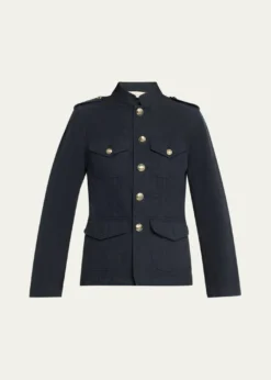 Nili LotanRaymond Cotton Twill Utility Jacket